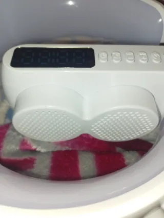 Altavoz cargador despertador base inalámbrica