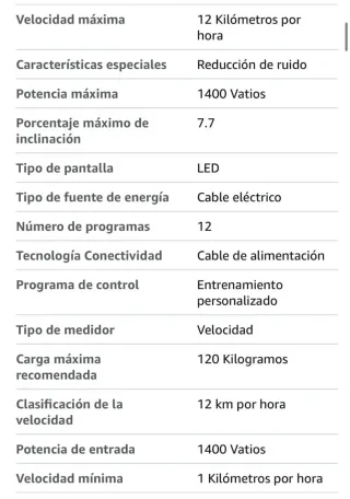 Cinta de correr CITYSPORTS prácticamente nueva