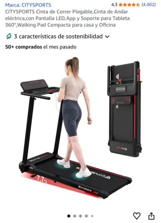 Cinta de correr CITYSPORTS prácticamente nueva