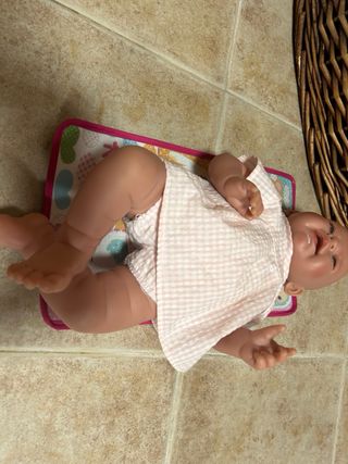 Muñeca bebé de tela 35 cm