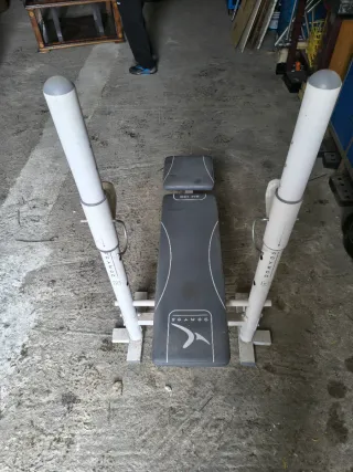 Banco de press de banca y abdominales