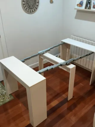 Mesa de comedor extensible madera