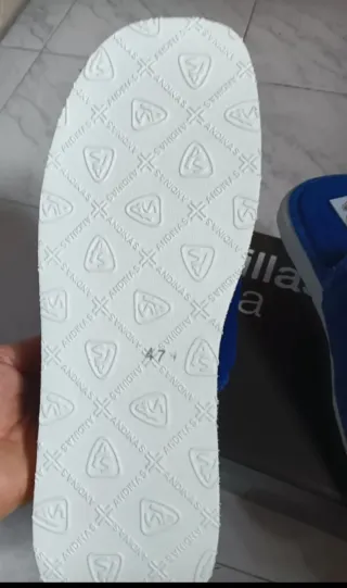 Zapatillas Casa Real Madrid Azul y Blanco