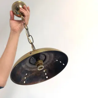 Lámpara industrial metal