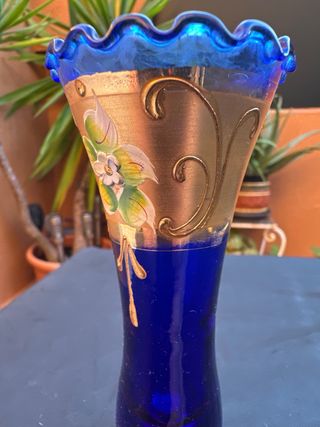 Copa Florero Murano Técnica Tres Fuegos