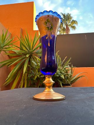 Copa Florero Murano Técnica Tres Fuegos