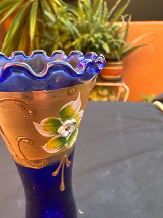 Copa Florero Murano Técnica Tres Fuegos