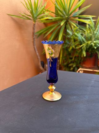 Copa Florero Murano Técnica Tres Fuegos