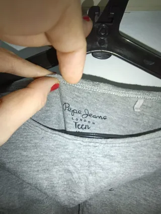 Camiseta Pepe Jeans gris manga larga