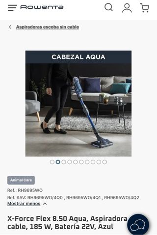 Aspiradora Rowenta X-Force Flex 8.50 Aqua