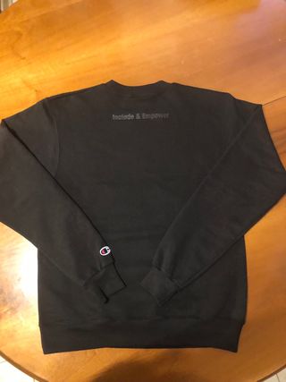 Felpa Champion Stop Racism Nera Taglia S