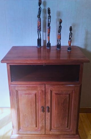 conjunto muebles de algarrobo macizos