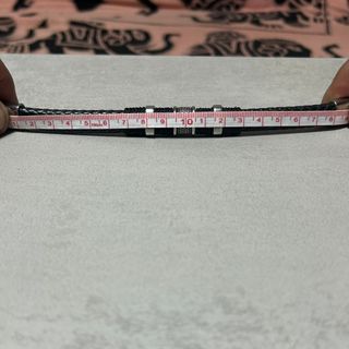 Pulsera Cuero y Acero Hombre 20cm