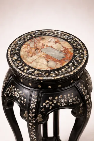 Pedestal chino dinastía Qing