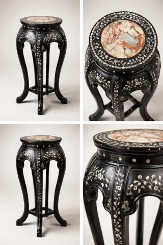 Pedestal chino dinastía Qing