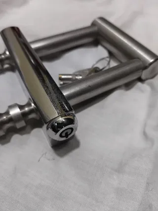 2 candados Ballesta Acero Inoxidable macizo