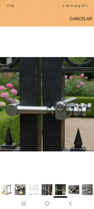 2 candados Ballesta Acero Inoxidable macizo