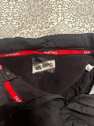 Pantalón Nieve Niña/o BERG Negro Talla Única