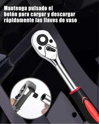 NUEVO! Set 46pcs llaves de vaso con carraca nuevo