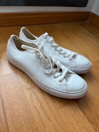 Zapatillas Converse Piel Blanca Talla 44