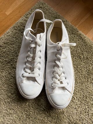 Zapatillas Converse Piel Blanca Talla 44