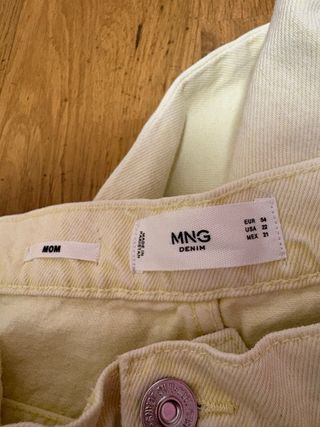 Pantalón vaquero amarillo talla XXXL