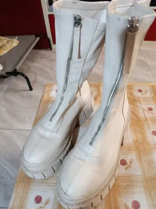 Botas Bosanova Talla 41 Blancas