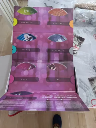 Set Zumba CDs + Pesas