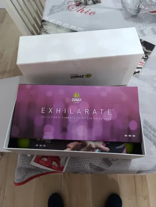 Set Zumba CDs + Pesas