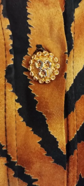 Abito camicia smanicato fantasia zebra