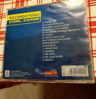 CD Riccardo Fogli - Storie... D'Amore
