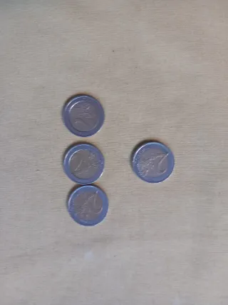 Moneda " rara" 2 Euros Bélgica 2008-2010.. 2,30