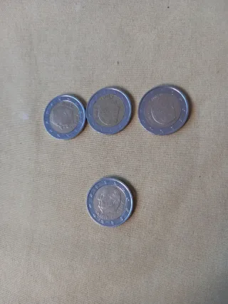 Moneda " rara" 2 Euros Bélgica 2008-2010.. 2,30