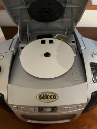 Walkie TV Bianco Nero CD Player AM/FM Radio