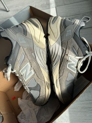 New Balance 878 Gris Beige Blanco