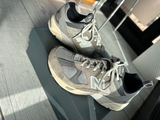 New Balance 878 Gris Beige Blanco