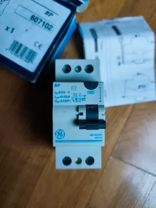 Interruptor Diferencial GE 25A BP