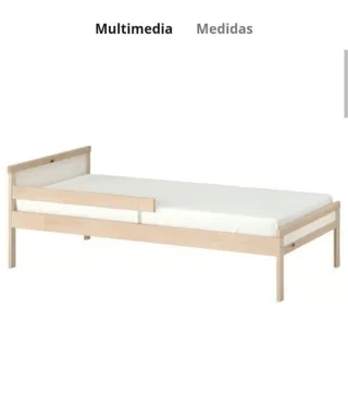 Cama infantil Sniglar + colchón IKEA