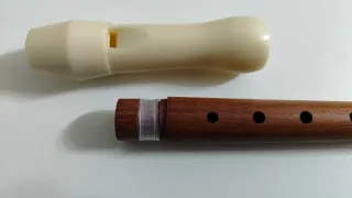 Flauta dulce soprano madera