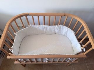 Cuna colecho Babybay Boxspring Madera