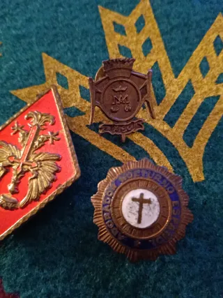 Lote 3 insignias militares