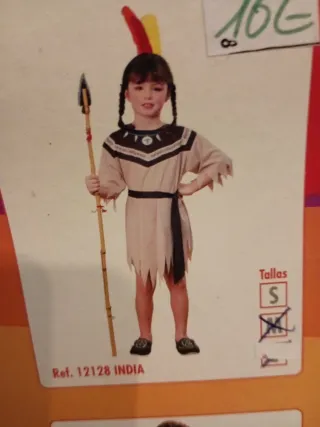 Disfraz Indio Talla S