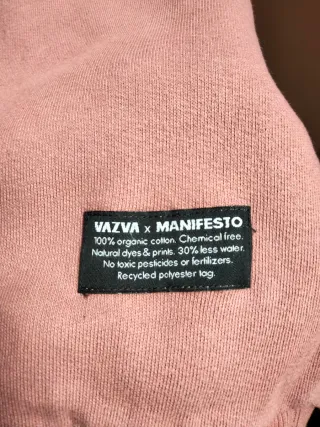 Sudadera Vazva Rosa Oversize