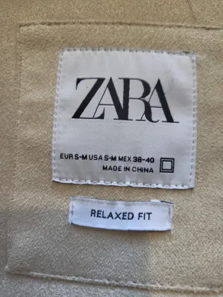 Chaqueta Zara borreguito Talla M