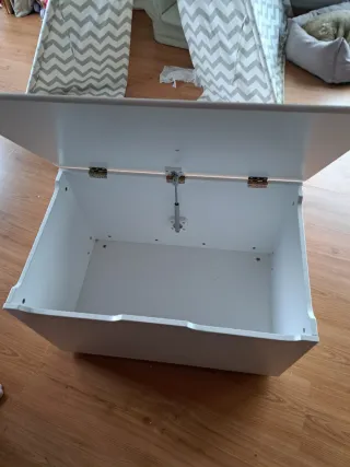 Baúl infantil almacenaje blanco