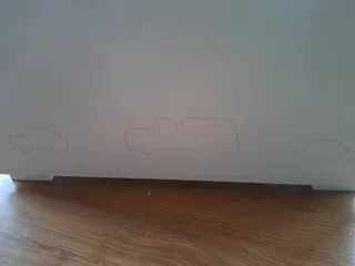 Baúl infantil almacenaje blanco