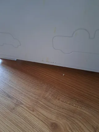 Baúl infantil almacenaje blanco