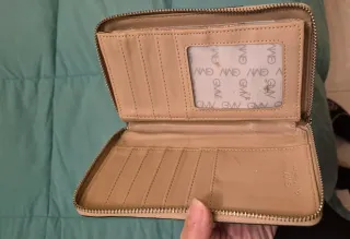 Portafoglio donna Gian Marco Venturi beige