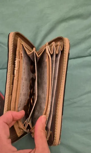 Portafoglio donna Gian Marco Venturi beige