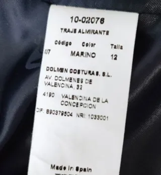 Traje de Comunión Niño Azul Marino